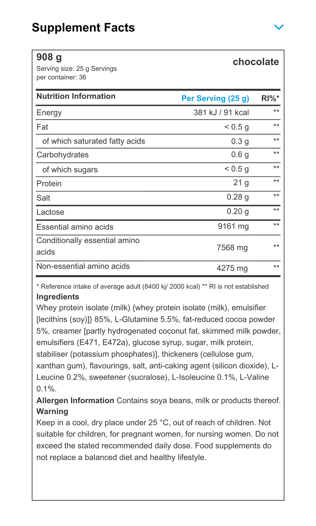 ISO WHEY 908GR